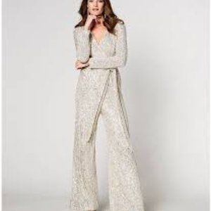 ELIZA J SEQUEN WRAP FRONT JUMPER